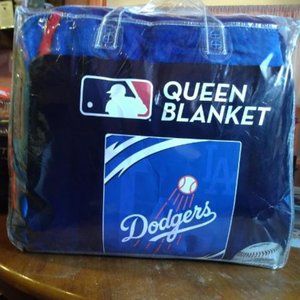 Queen MLB Dodgers Mink Blanket